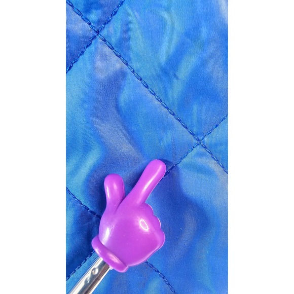 Tory Burch Royal Blue Bobby‎ Quilted Nylon Leather Tote Shoulder Bag SEE PICS - Picture 8 of 15